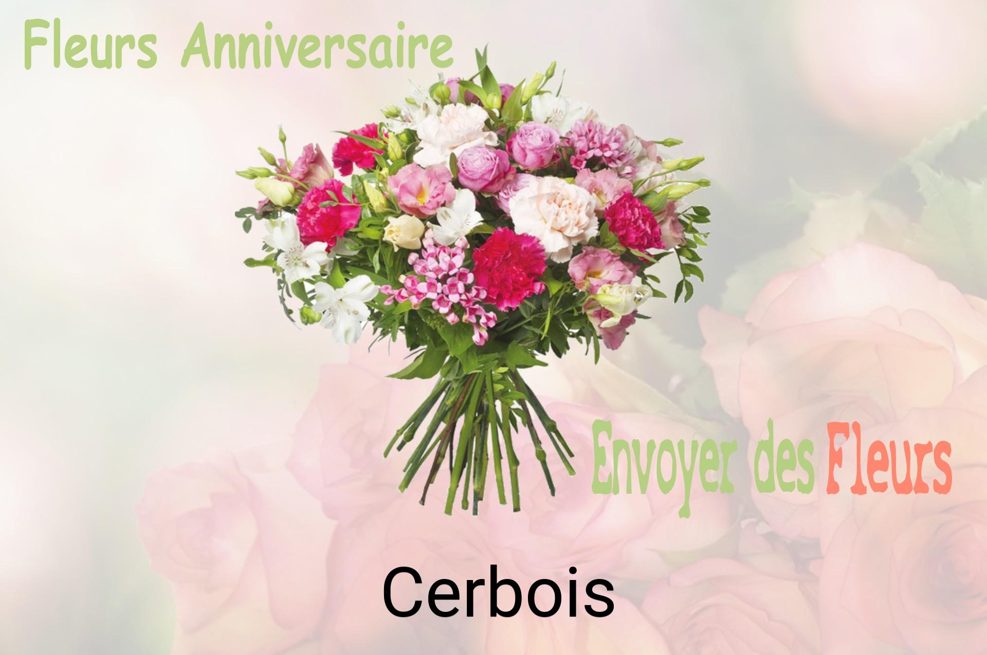 Bouquet de fleurs d’anniversaire livré à Cerbois